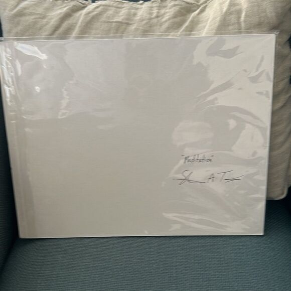 Matted B&W Meditation Art 12”x14” - Picture 4 of 5